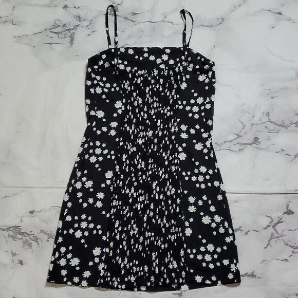 Princess Polly Adrianna Black Daisy Mini Dress - Picture 7 of 7